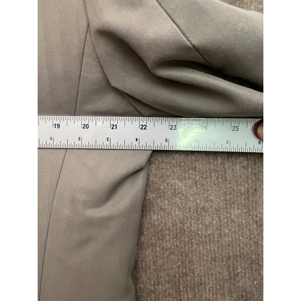 Concepts Blazer Men Size 40R Grey Herringbone Two Button Formal Business Casual