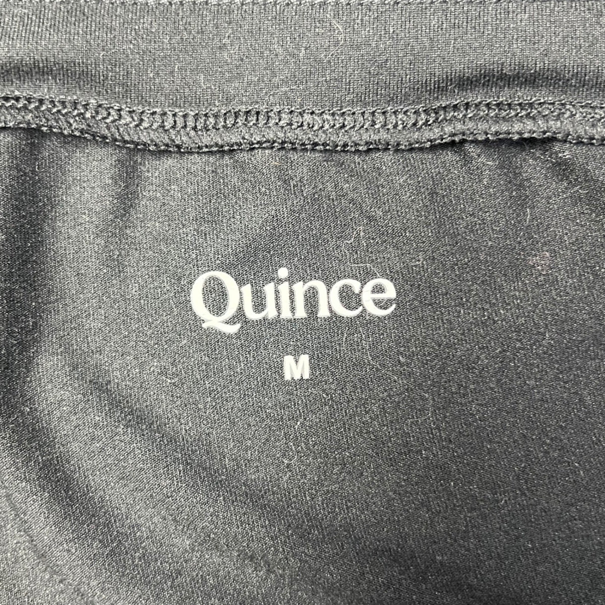Quince Flowknit Wide Leg Pants Black M Polyester Spandex Drawstring Waist