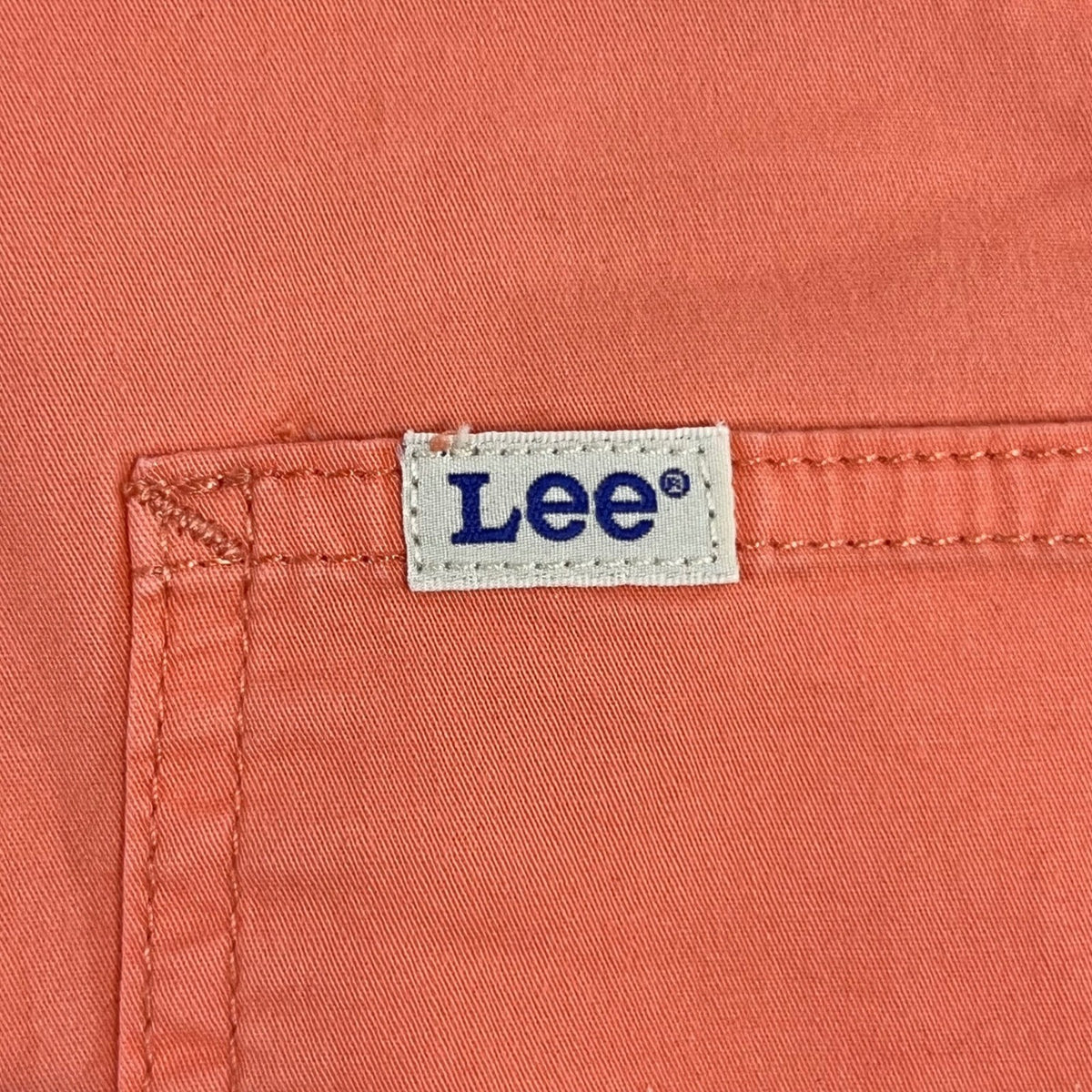 Lee Capris Womens 14 M Coral Pink Stretchy Casual Minimalist