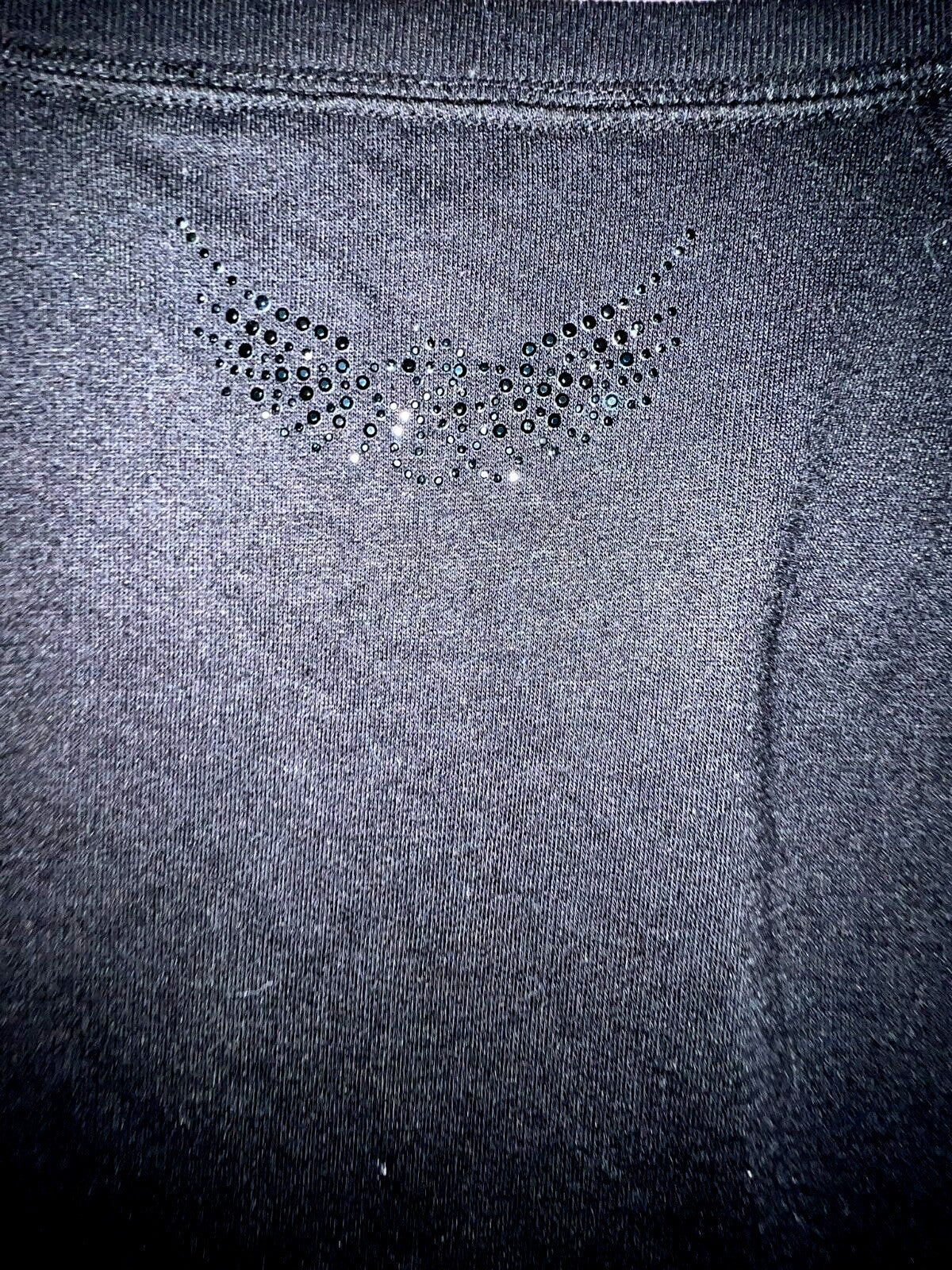 Rock & Republic Lg Skull Embellished Top, Goth Punk