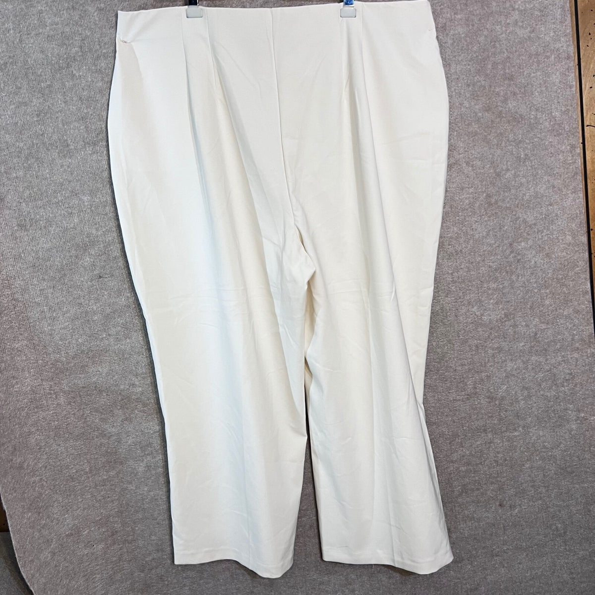 Torrid Wide Leg Studio Refined Crepe High-Rise Pants Womens 5S Pristine White