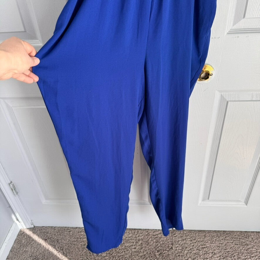 Forever 21 Large Women's Sleeveless Jumpsuit Romper Racer Back Pockets