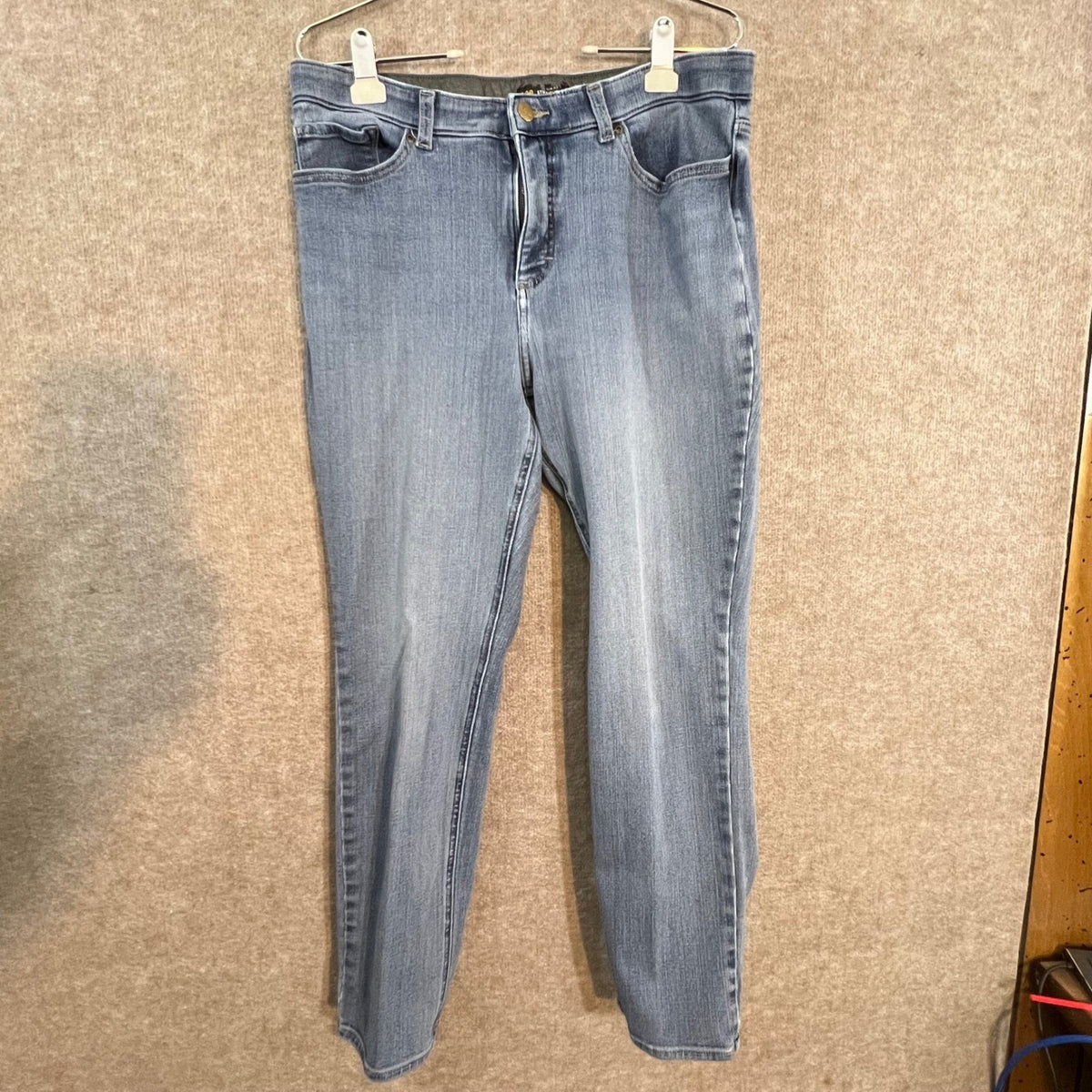 4 Pair Lee Slim Fit Straight Leg Jeans Womens 16 Medium Dark Wash Mid Rise Denim