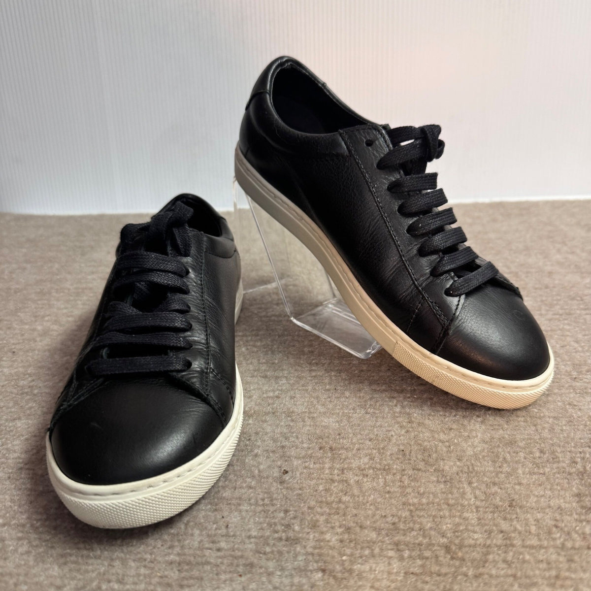 Oliver Cabell Low 1 Sneakers Womens 36 US 6 Black Leather Minimalist Luxury