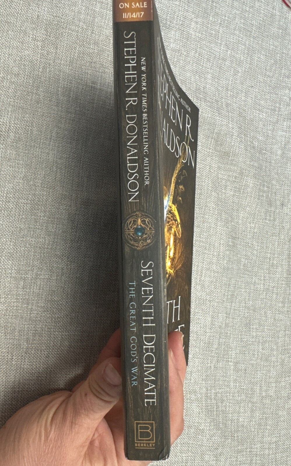 Seventh Decimate by Stephen R. Donaldson - Advance Reader Copy (The Great God's)