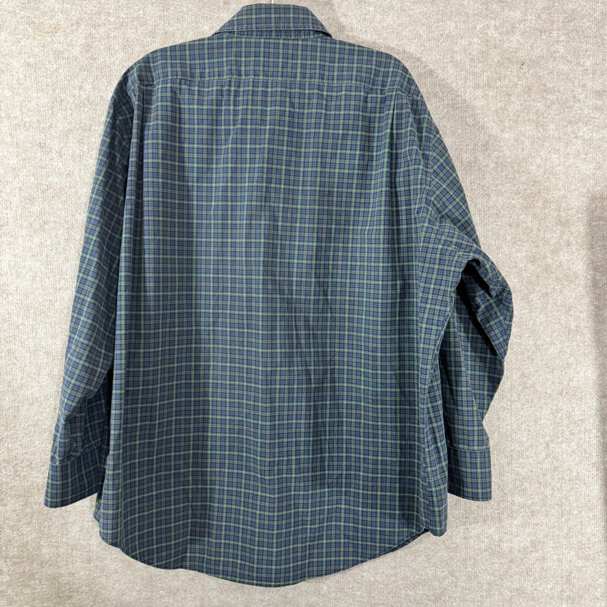 Lauren Ralph Lauren Blackwatch Plaid Men 17.5 32/33 Classic Fit Button Down lS