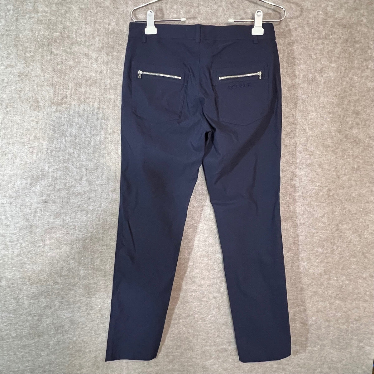 Bogner Sport Pants Womens 6 Navy Blue Stretch Zipper Pockets Gorpcore