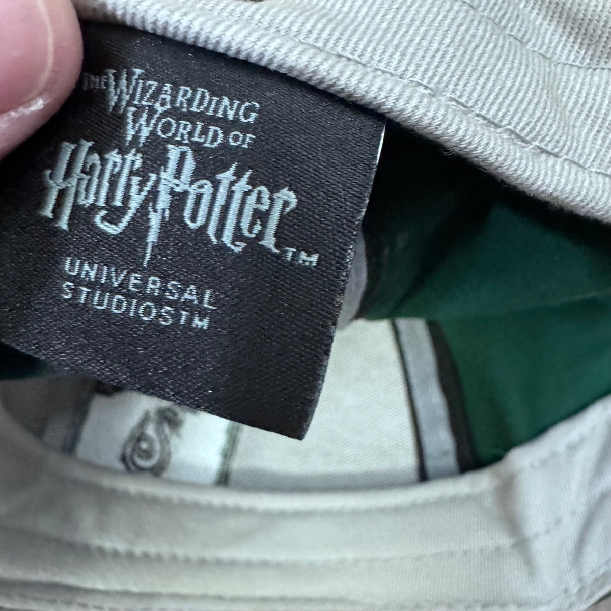 Wizarding World Harry Potter Slytherin Green Baseball Cap Universal Studios