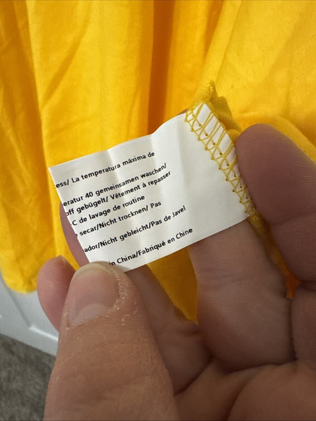 NWT Arshiner Dress Women A-Line Flutter Sleeve Pockets Yellow Medium by Measure