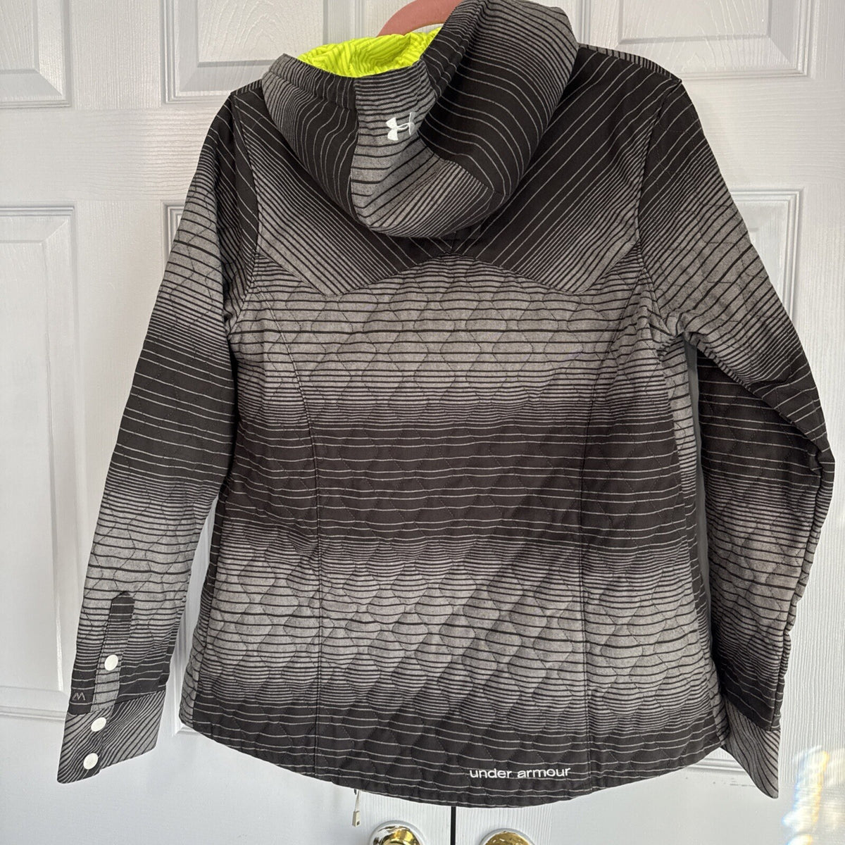 Under Armour Storm Women M Primaloft Quilted Hood Long jacket Coldgear Infrared