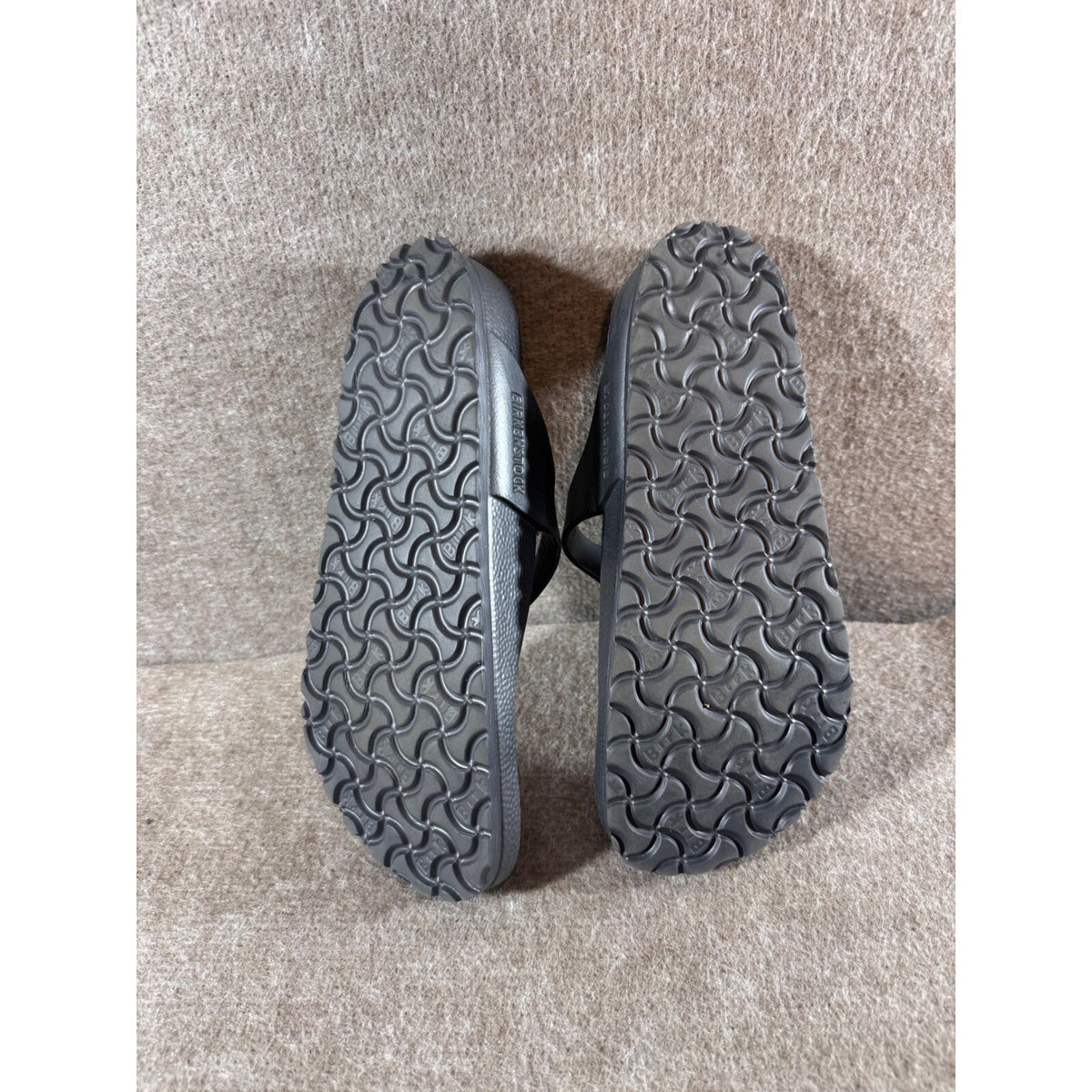 Birkenstock Gizeh EVA Sandals 8/39 Metallic Anthracite Thong Comfort Casual