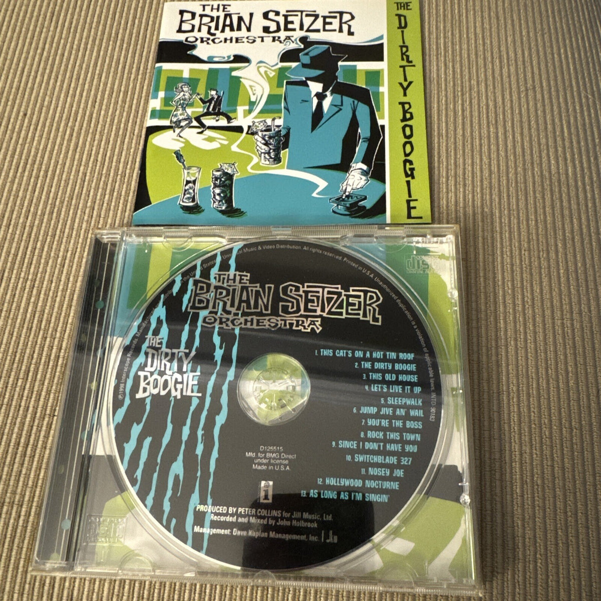 Dirty Boogie by Brian Setzer Orchestra Brian Setzer (CD, 1998)