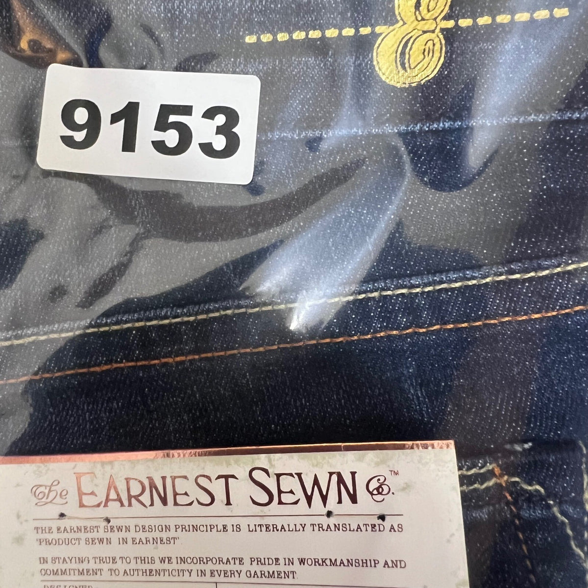 Earnest Sewn Esra Mid Rise Skinny Jeans Womens 28 Dark Wash Denim Made in USA