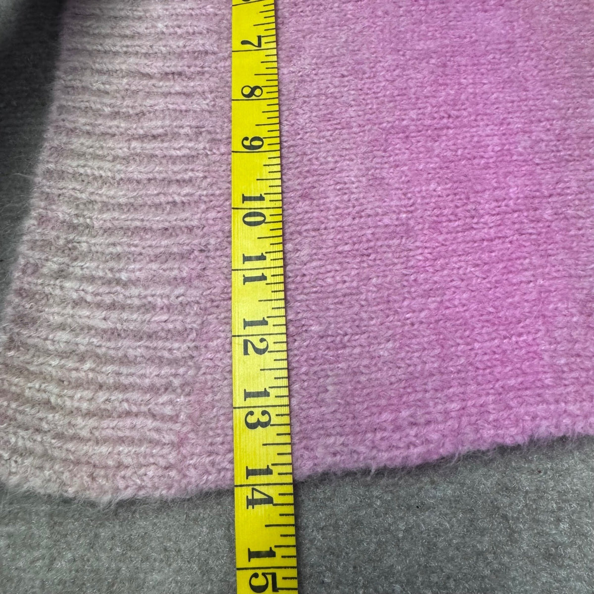 rag & bone 84" x  14" Alpaca Wool Blend Ombre Scarf Pink Beige Gradient