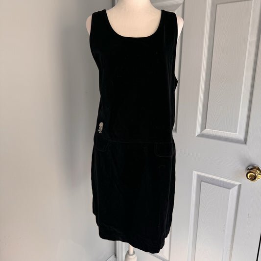 Warner Bros Looney Tunes XL Y2K Vintage Cotton Velvet Tank Dress Tweety Jumper