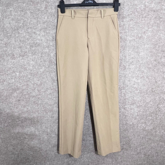 Tommy Hilfiger Chino Pants Boys 12 Tan Stretch Straight Leg Preppy Classic