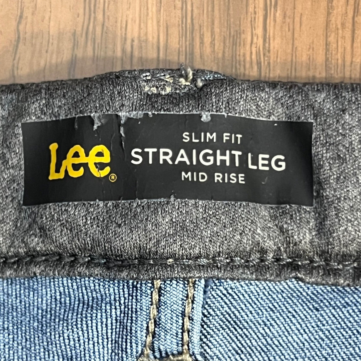 4 Pair Lee Slim Fit Straight Leg Jeans Womens 16 Medium Dark Wash Mid Rise Denim