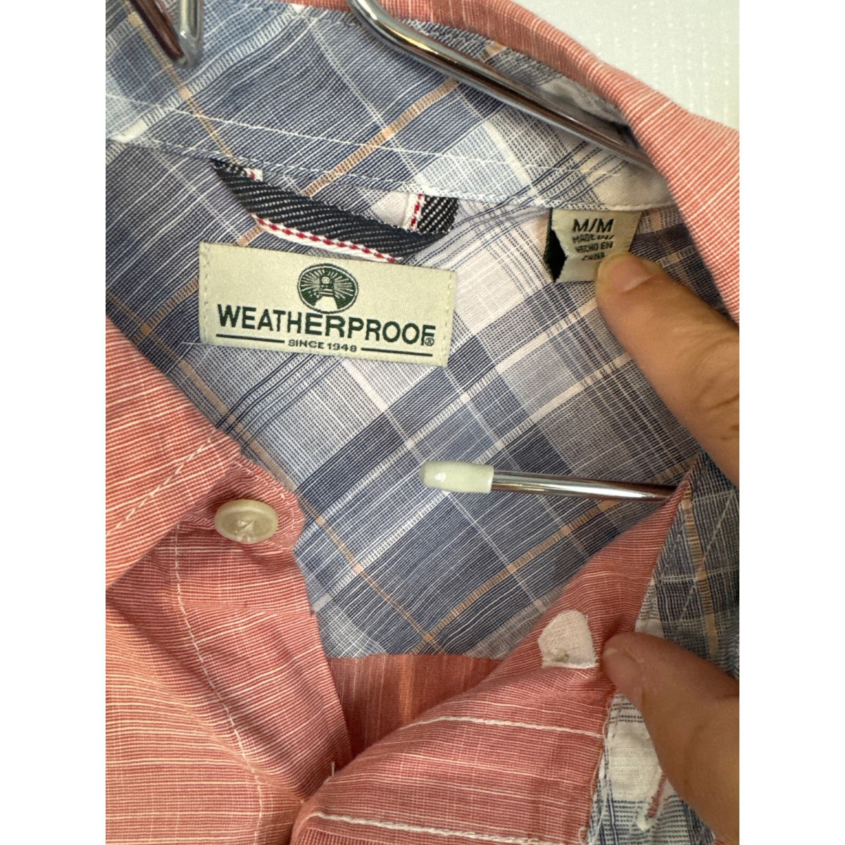 NWT Weatherproof Vintage Mens Button Down Shirt Long Sleeve Casual
