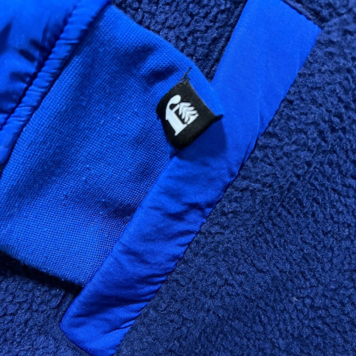 BONOBOS Fielder Pullover Hoodie Fleece Jacket Blue Mens Size L Quarter Zip
