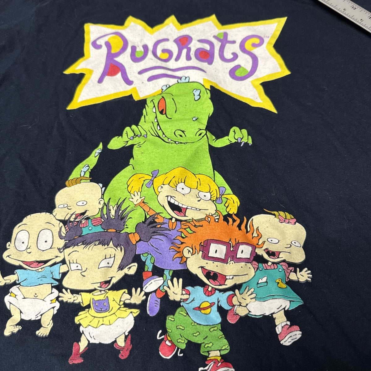 Nickelodeon Rugrats Blue Characters T-Shirt Size XL Cartoon cast