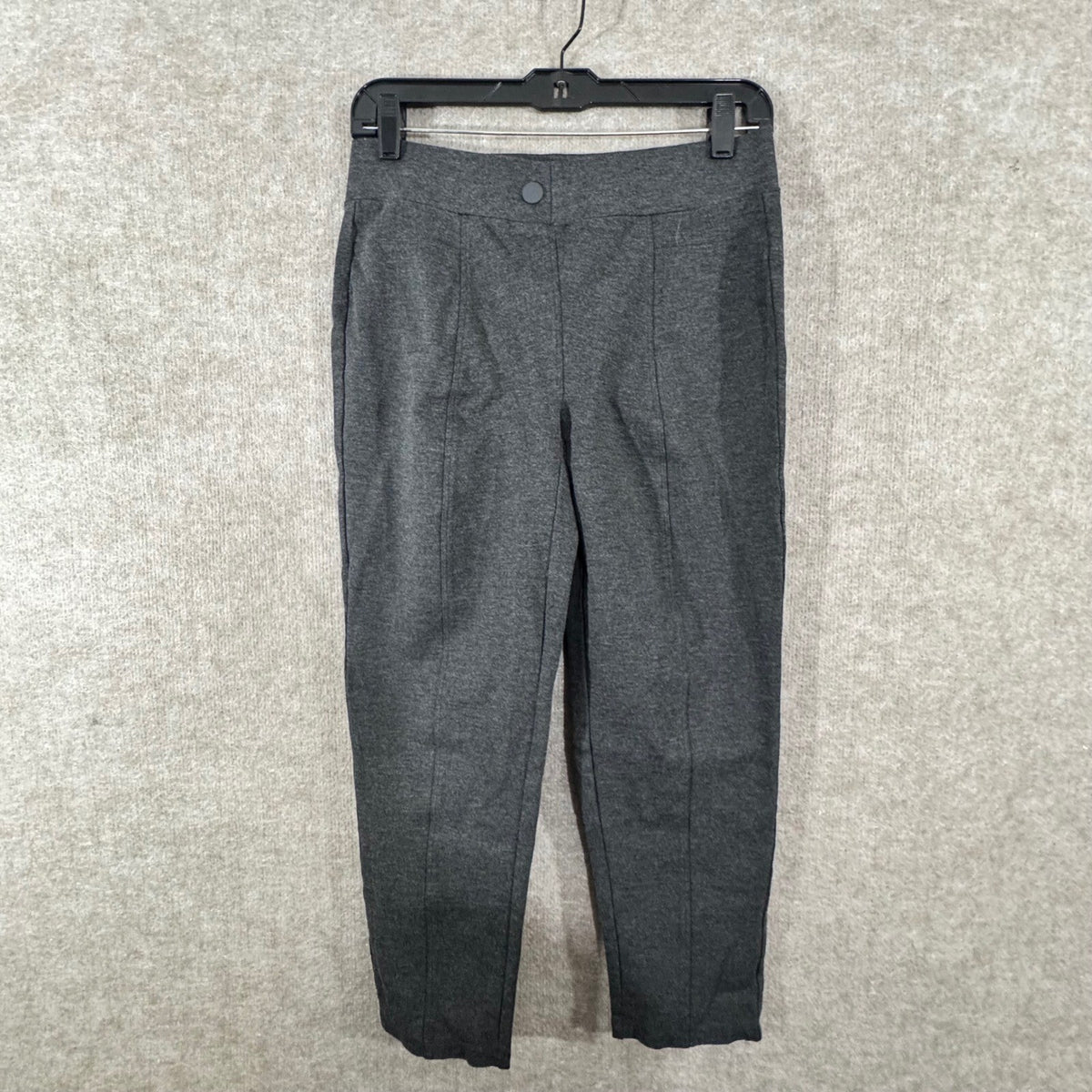 Intro Love The Fit Pants Womens PM Gray Stretch Petite Pull On Minimalist