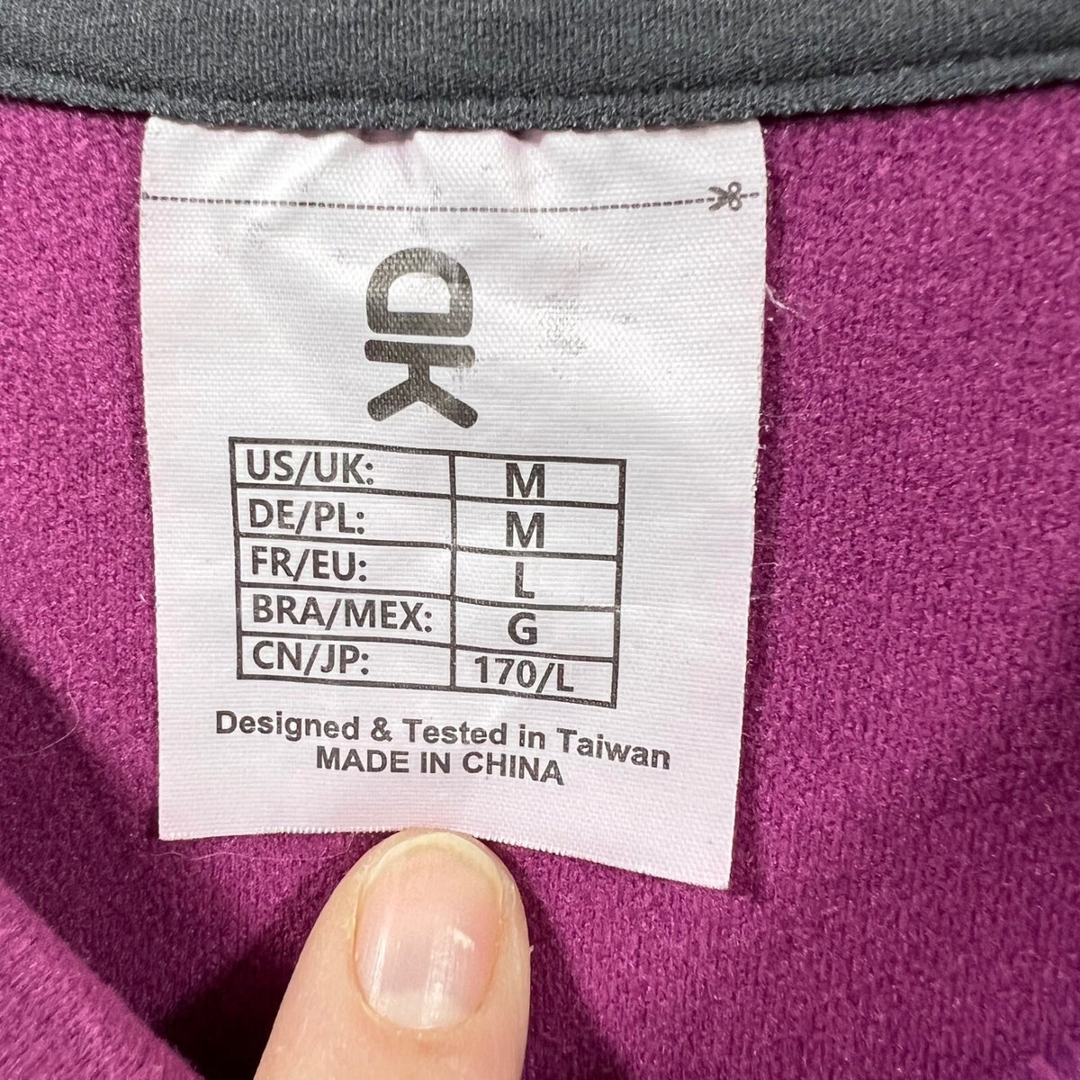 Little Donkey Andy Pink Long Sleeve Athletic Shirt Quick Dry Women's Size M