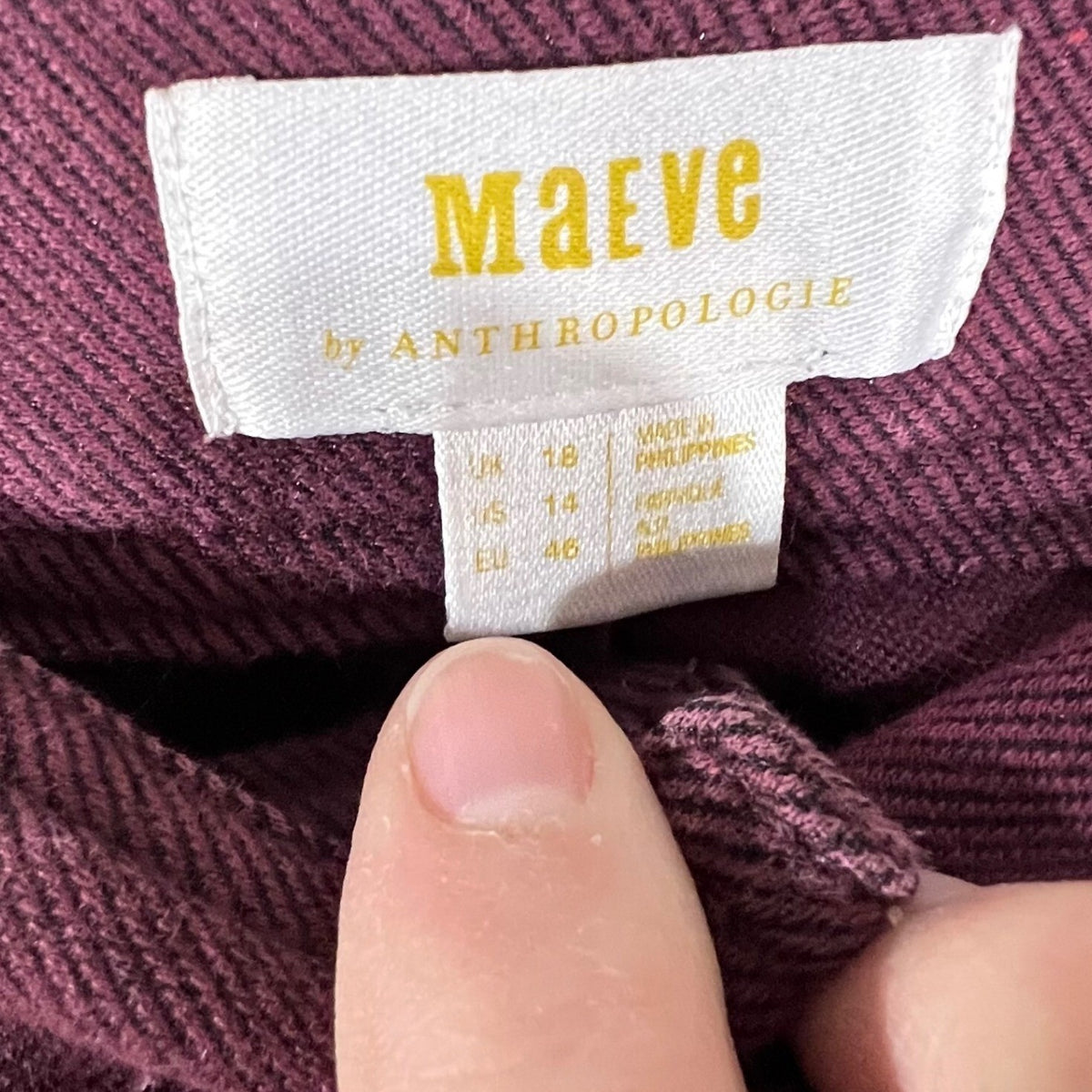 Maeve Anthropologie Slim Ankle Pants Women 14 Pintuck Stretchy Minimalist