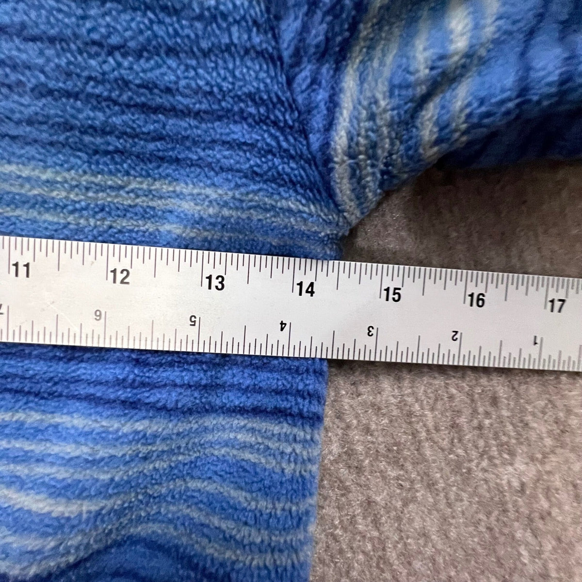 Eddie Bauer Kids Fleece Jacket Full Zip Blue Striped XS (5/6) Outdoor