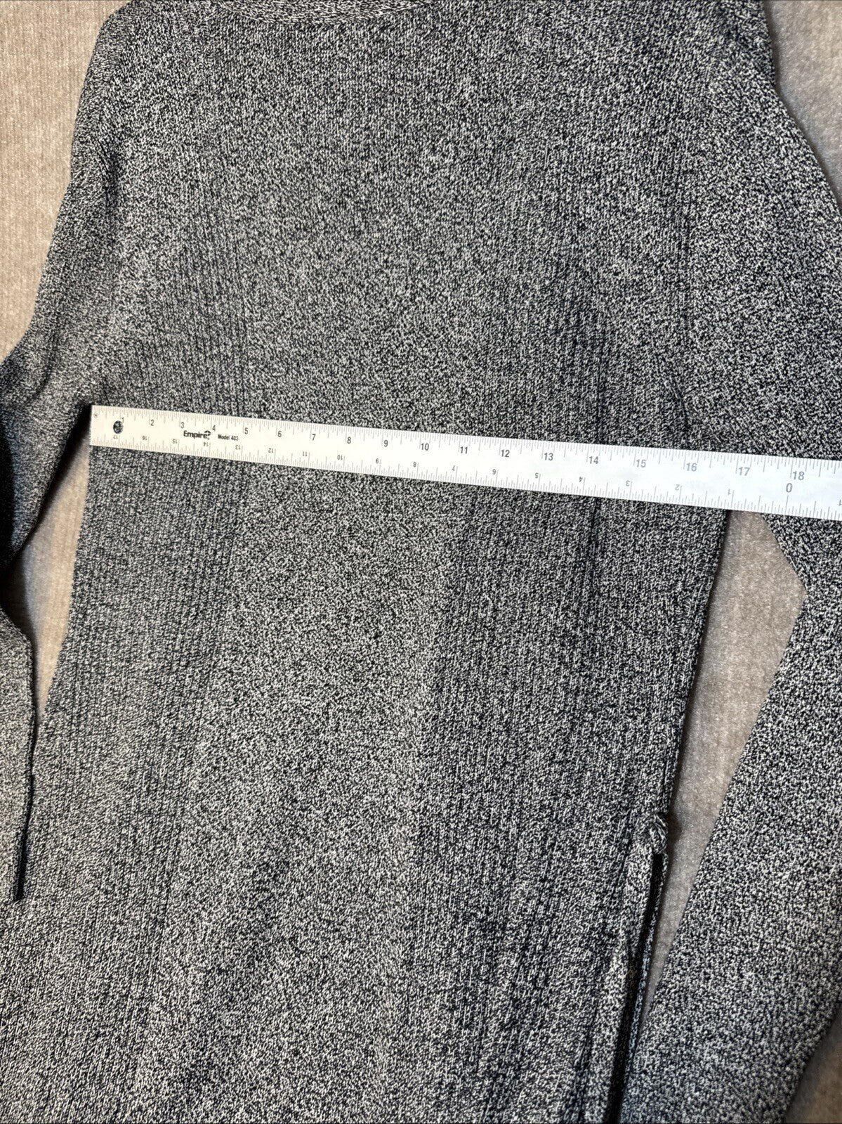 Clio Duster Cardigan Women Small Gray Short V-Neck Silk Blend Button Up