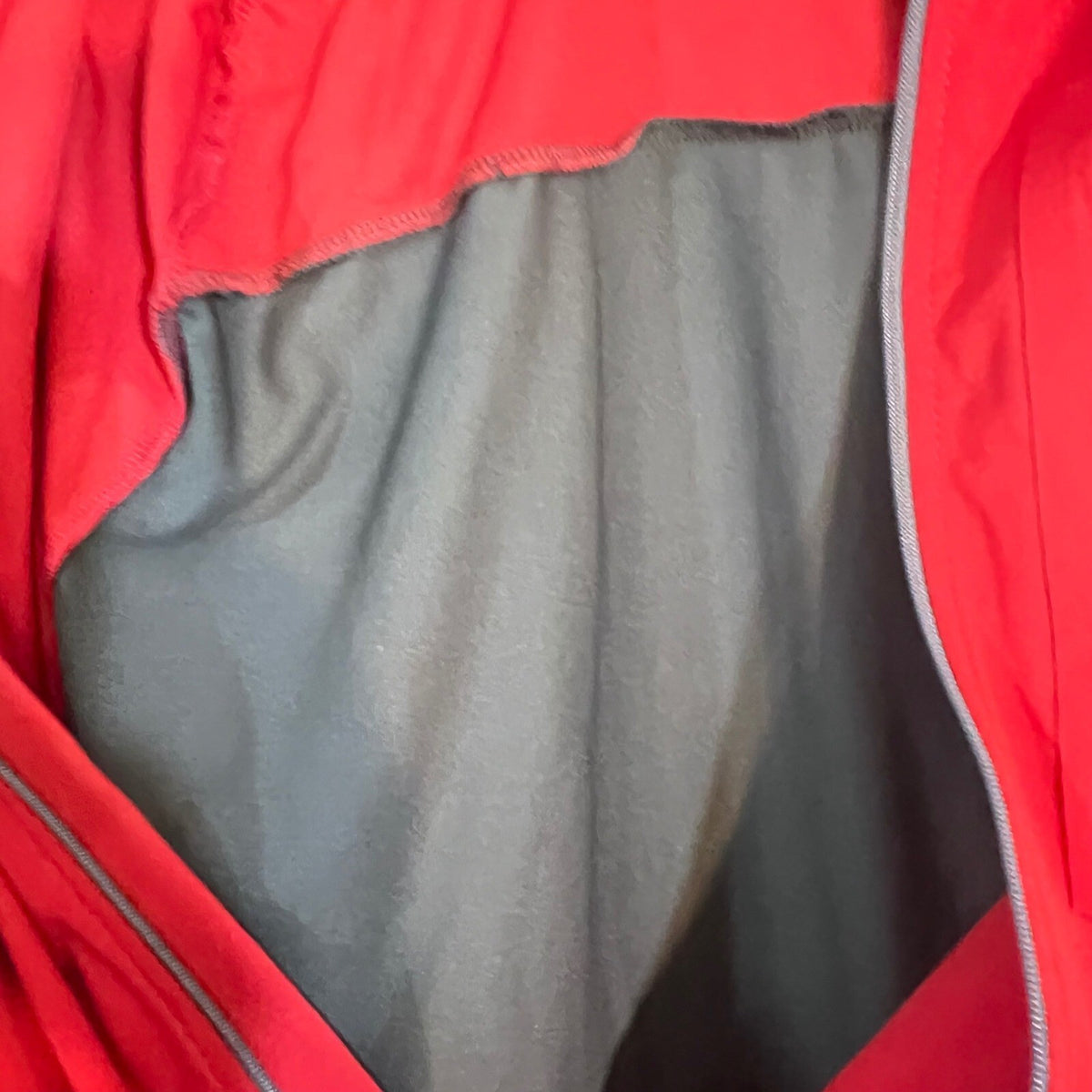 Hincapie Tour LTX Jacket Men L Technical Red Grey Full Zip Cycling Windbreaker