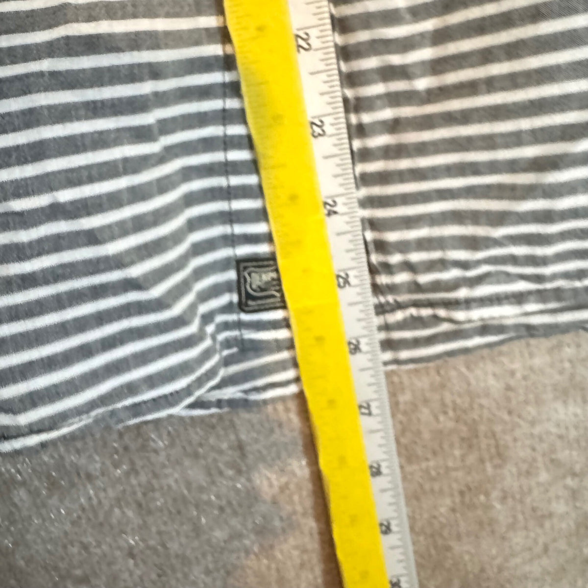 Denim & Supply Ralph Lauren Striped Shirt Mens Small Short Sleeve Cotton Casual
