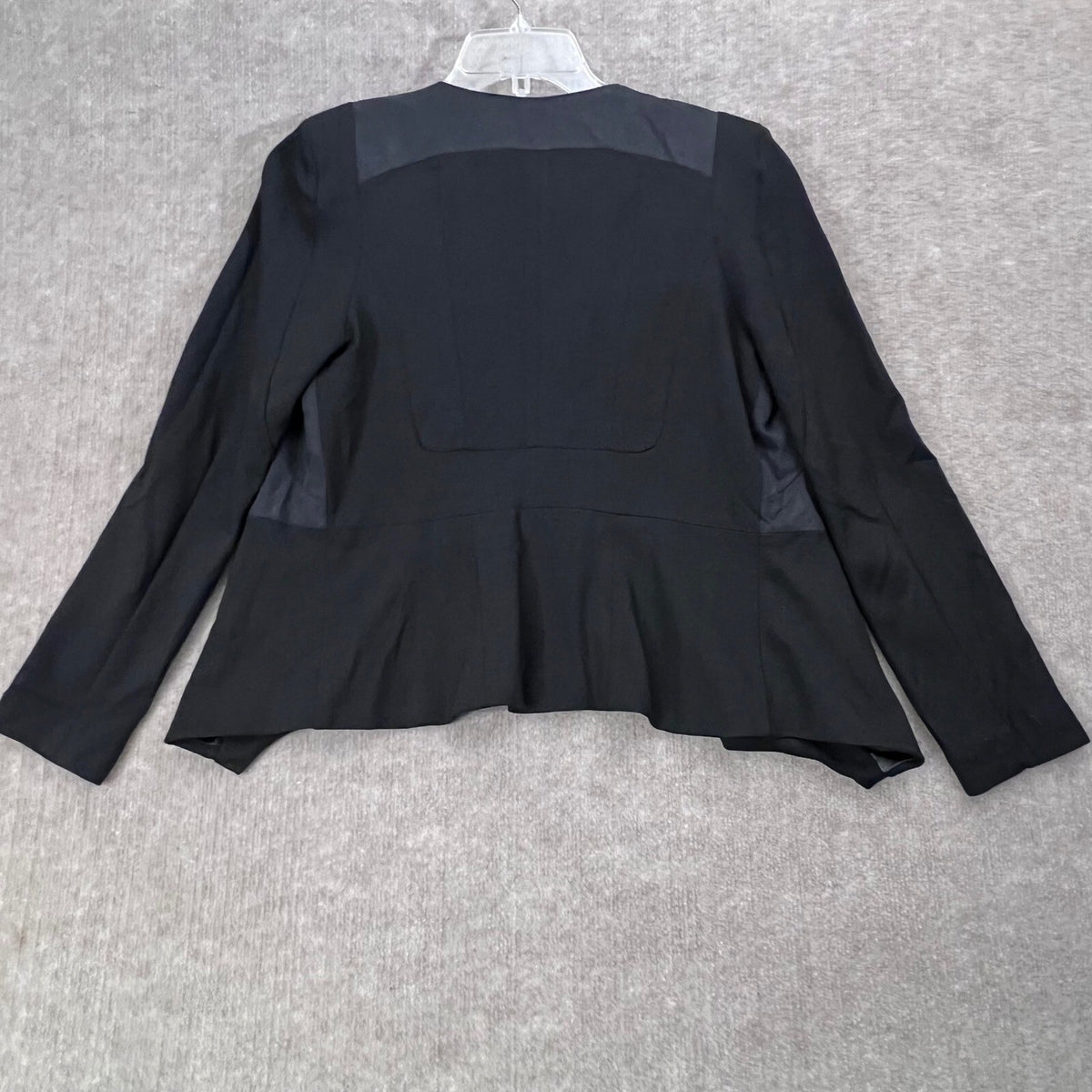 Wish Australia Black Blazer Jacket Open Front Career Office Work L