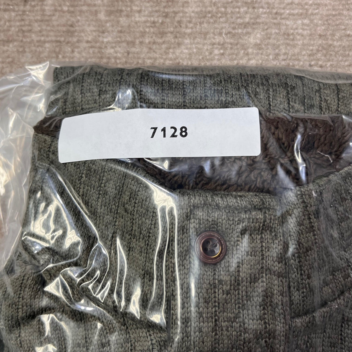 Weatherproof Vintage Mens Sweater Olive Green Elbow Patch Pullover S