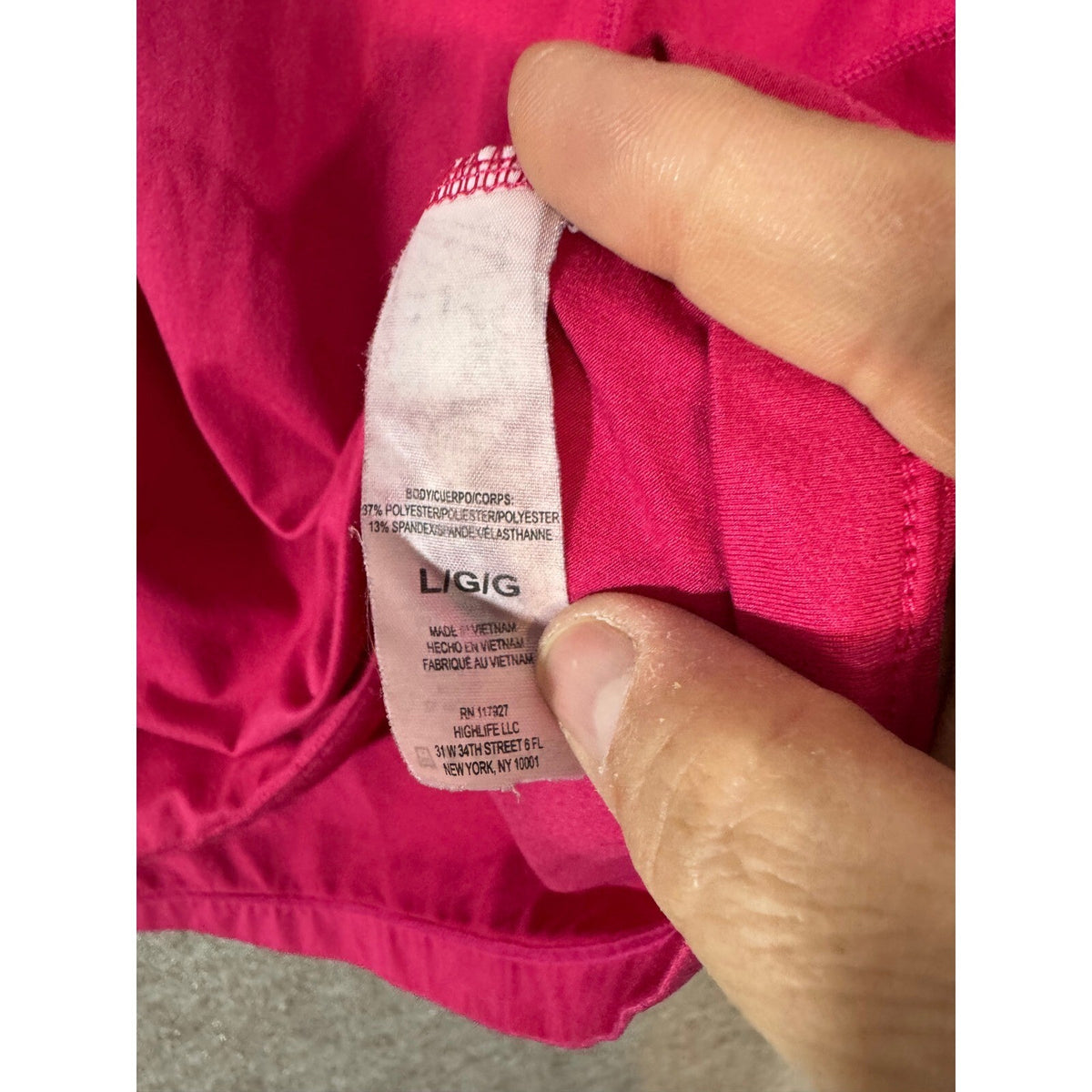 Reebok Active Short Sleeve Tee Womens Large Pink Performance Athletic Gym Top