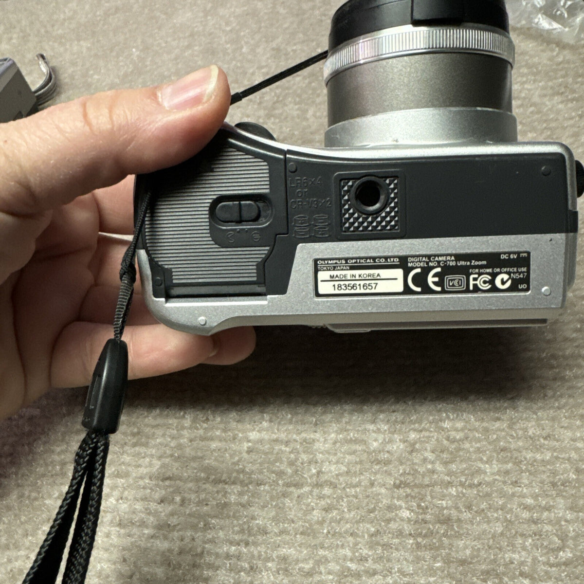 Olympus Camedia C-700 2.1MP Digital Camera 10xOptical Zoom Used Powers On