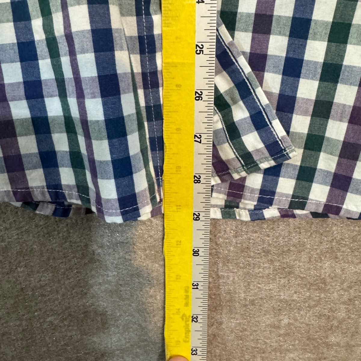Dockers Button Down Shirt Mens Large Multicolor Gingham Plaid Casual Preppy
