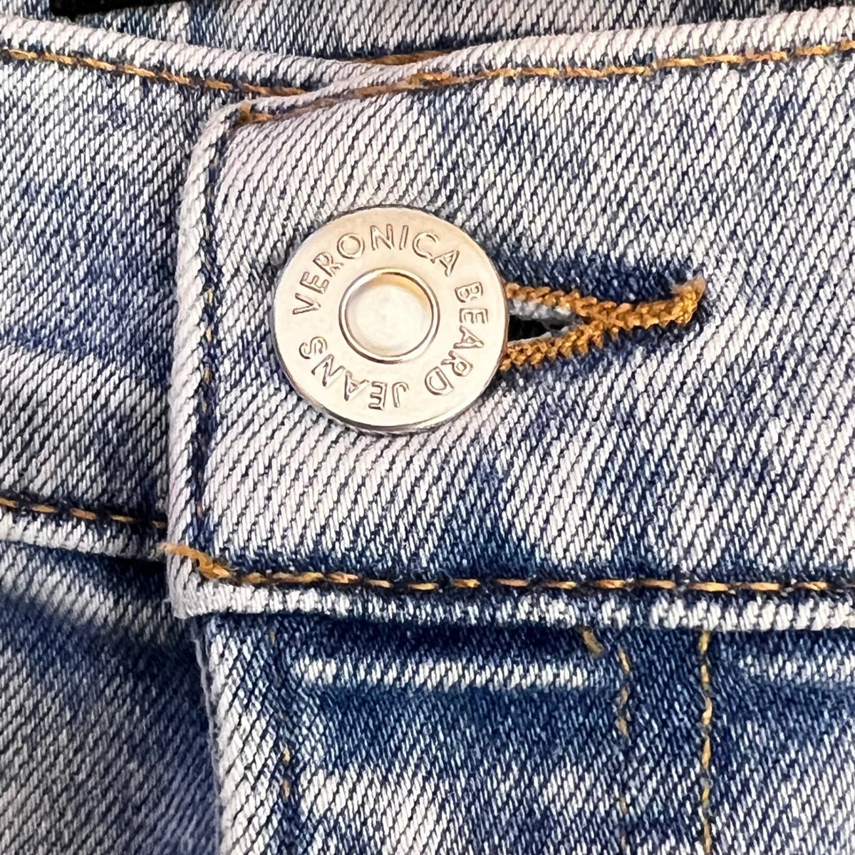 Veronica Beard Jeans Womens 26 Blue Flare High Rise Raw Hem Boho Chic