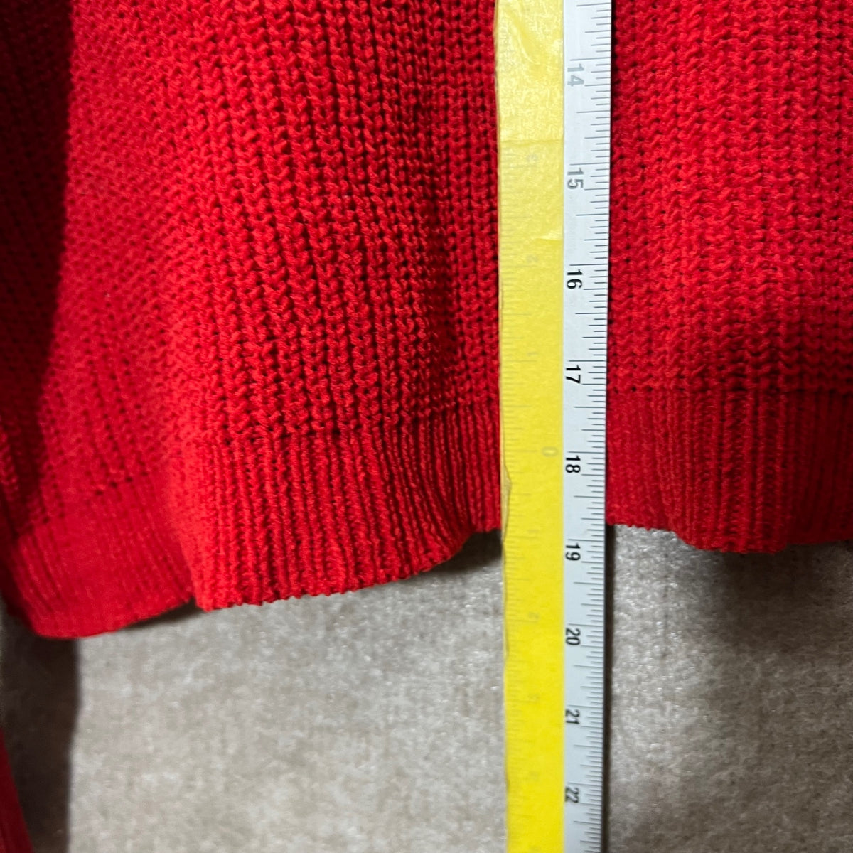 Sanctuary Women's S Red Chunky Knit Mock Neck Pullover Sweater