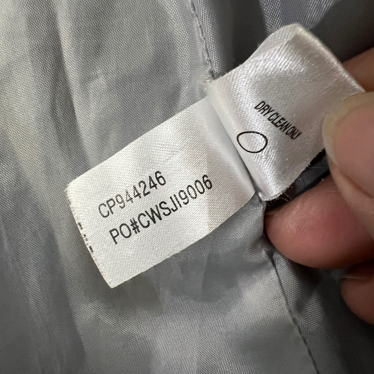 Calvin Klein Jacket Petite XS Black Full Zip Collared 97% Cotton Stretch