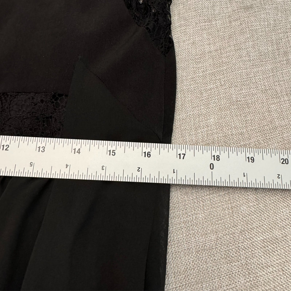 NWT Julia Jordan Sz 14 Black Sheer High Low Halter Sleeveless Chiffon Crochet