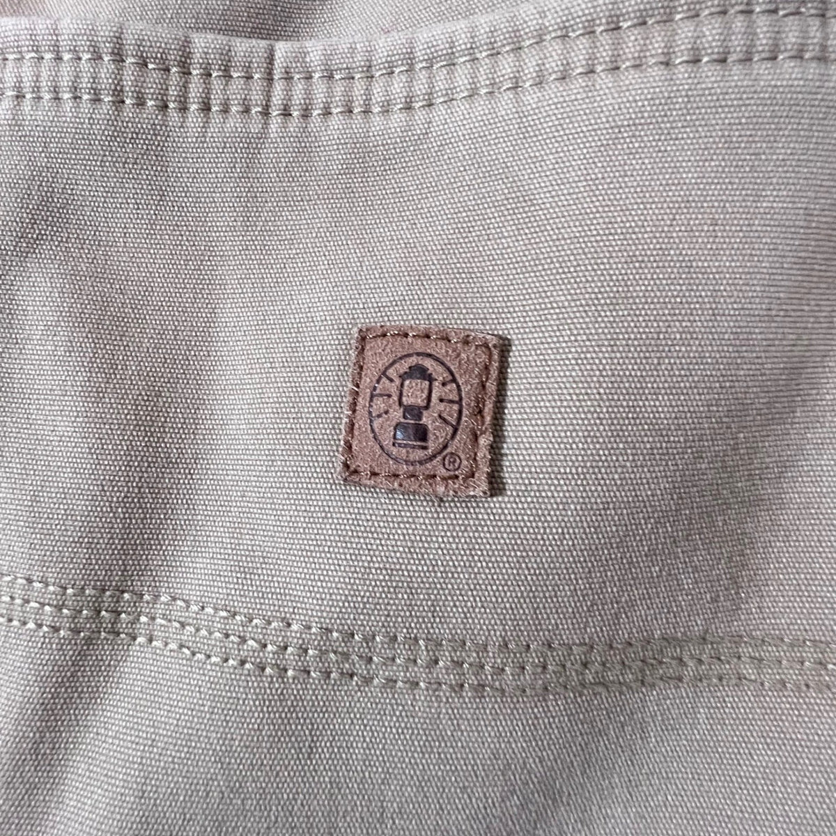 Coleman Fleece Lined Canvas Utility Pants Mens 36x30 Tan Workwear Gorpcore