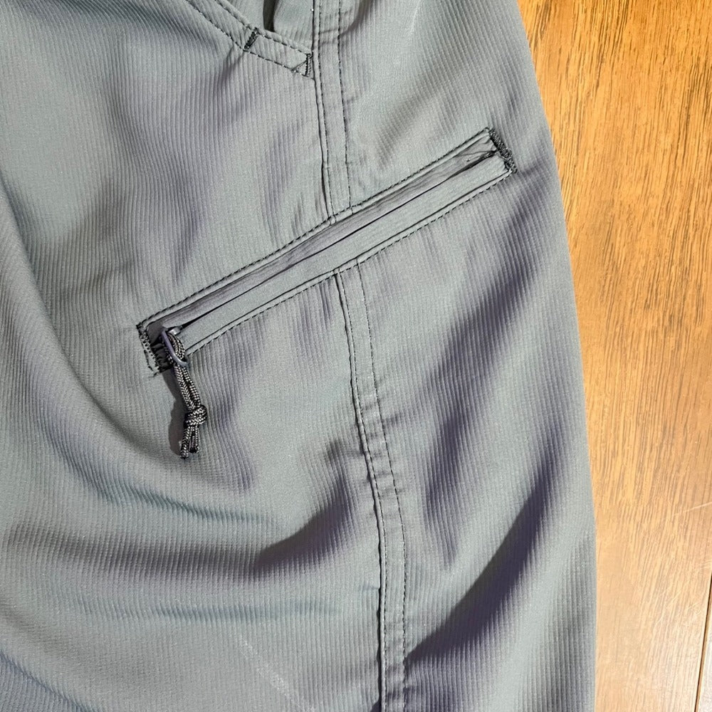 Wrangler Outdoor Cargo Shorts Mens 42 Gray Lightweight Quick Dry Gorpcore