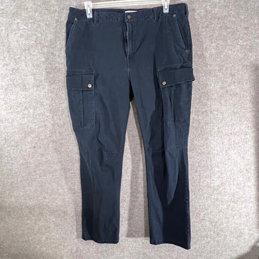 Frye and Co Cargo Pants Mens 38X30 Black Stretchy Gorpcore Workwear