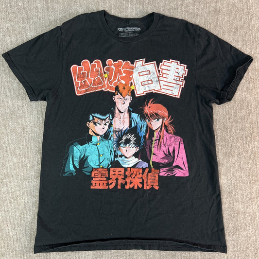YU YU YAKUSHO Anime Men’s T Shirt Small Distressed Otaku
