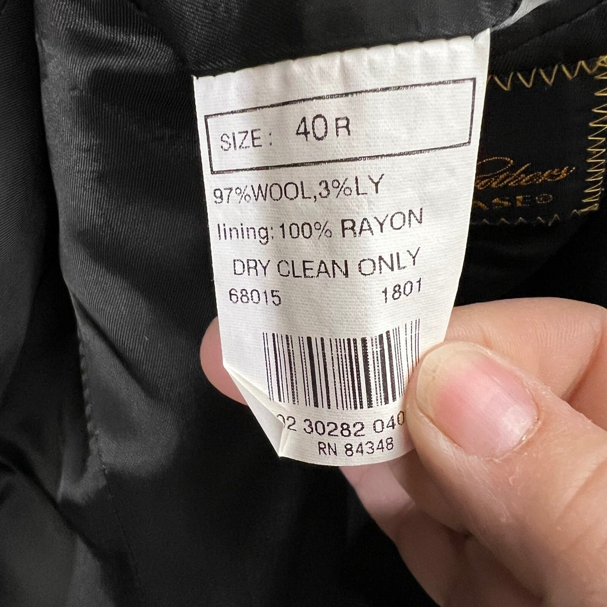 Brooks Brothers Brooksease Sport Coat Blazer 40R Wool Blend Gray Two Button