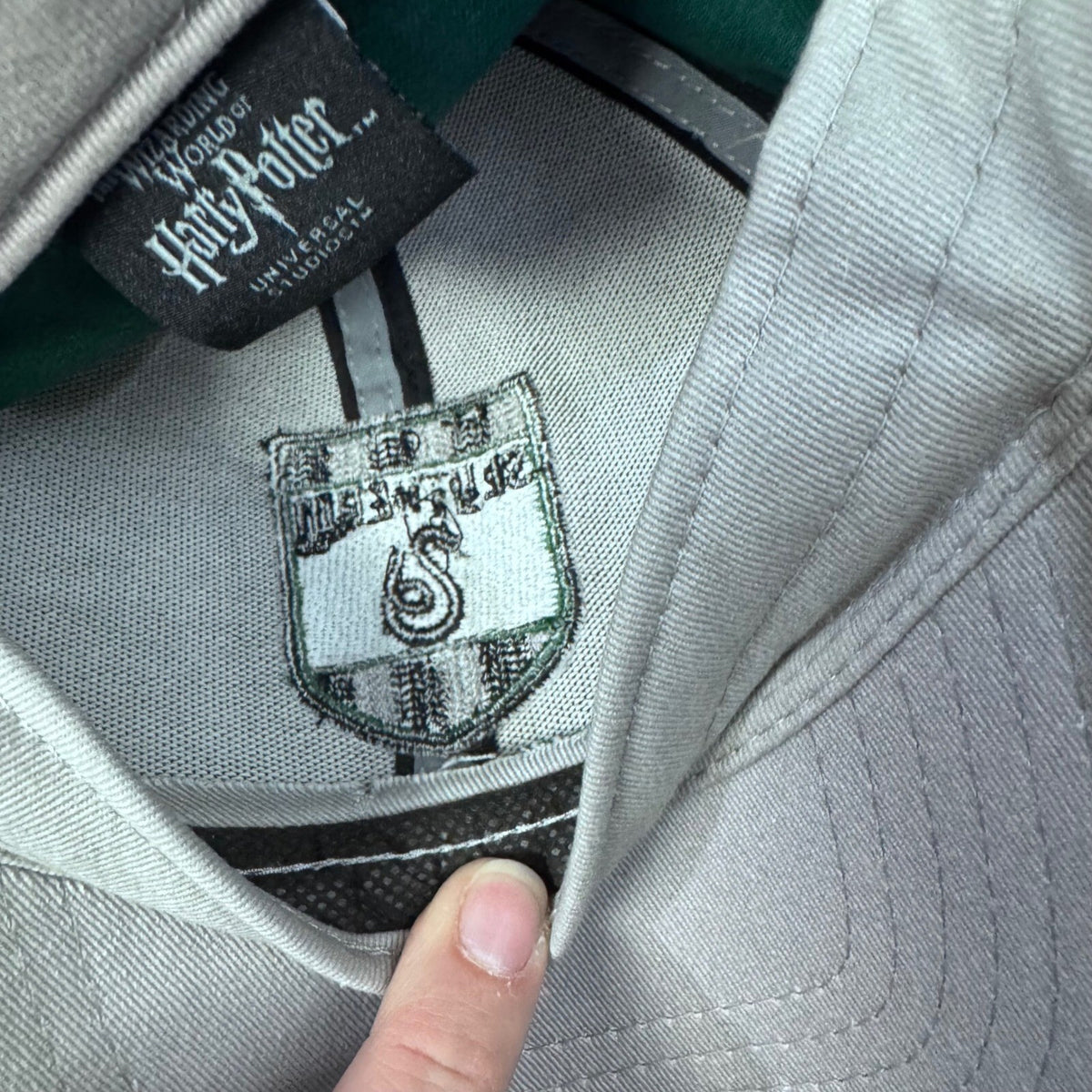 Wizarding World Harry Potter Slytherin Green Baseball Cap Universal Studios