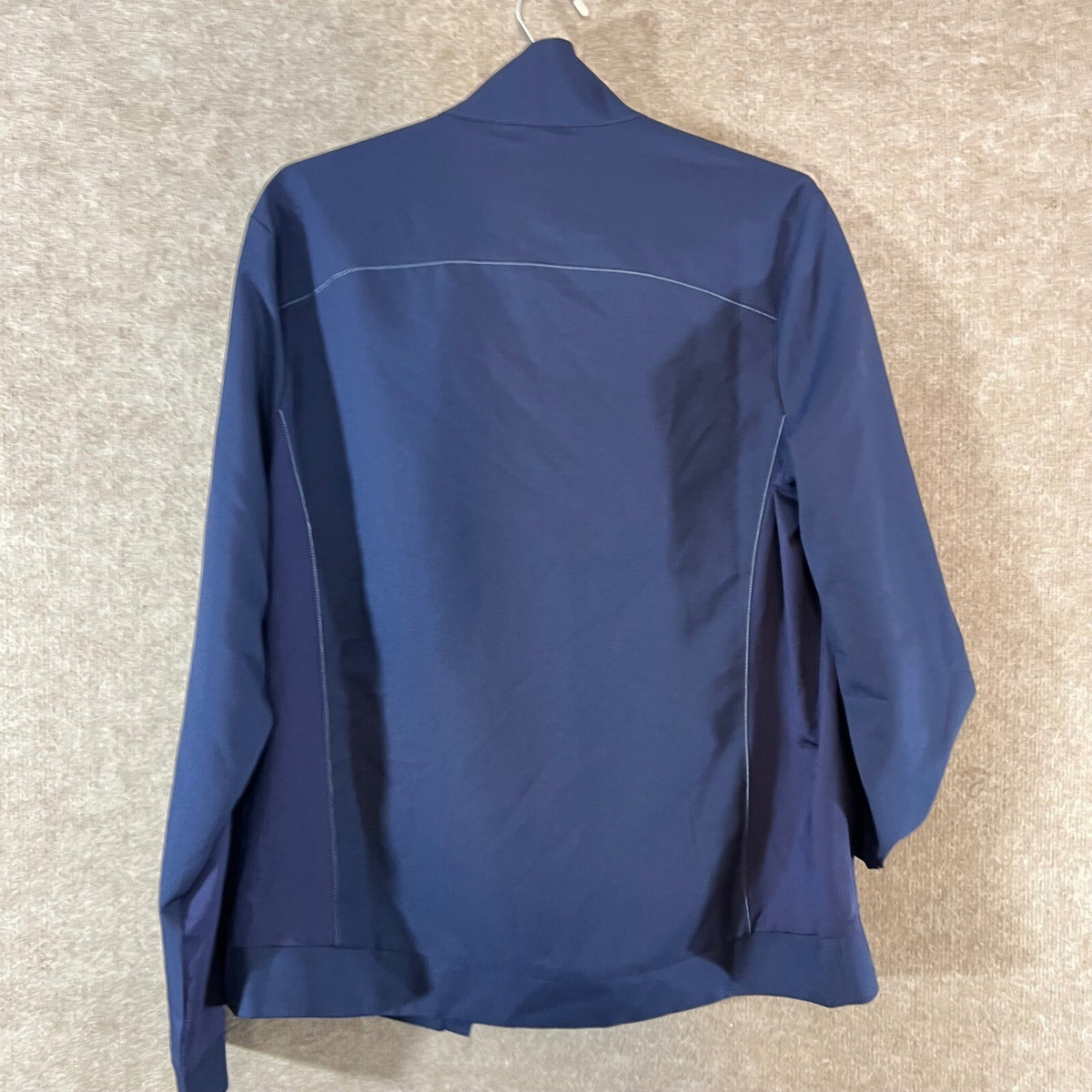 Psycho Bunny Track Jacket Mens Small Navy Blue Full Zip Lightweight Golf Sport
