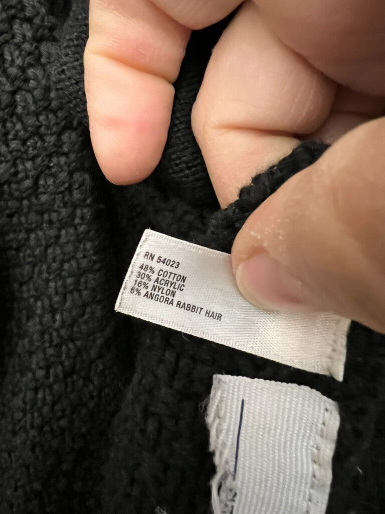 Gap Kids S 6/7 Knit long Coat Black