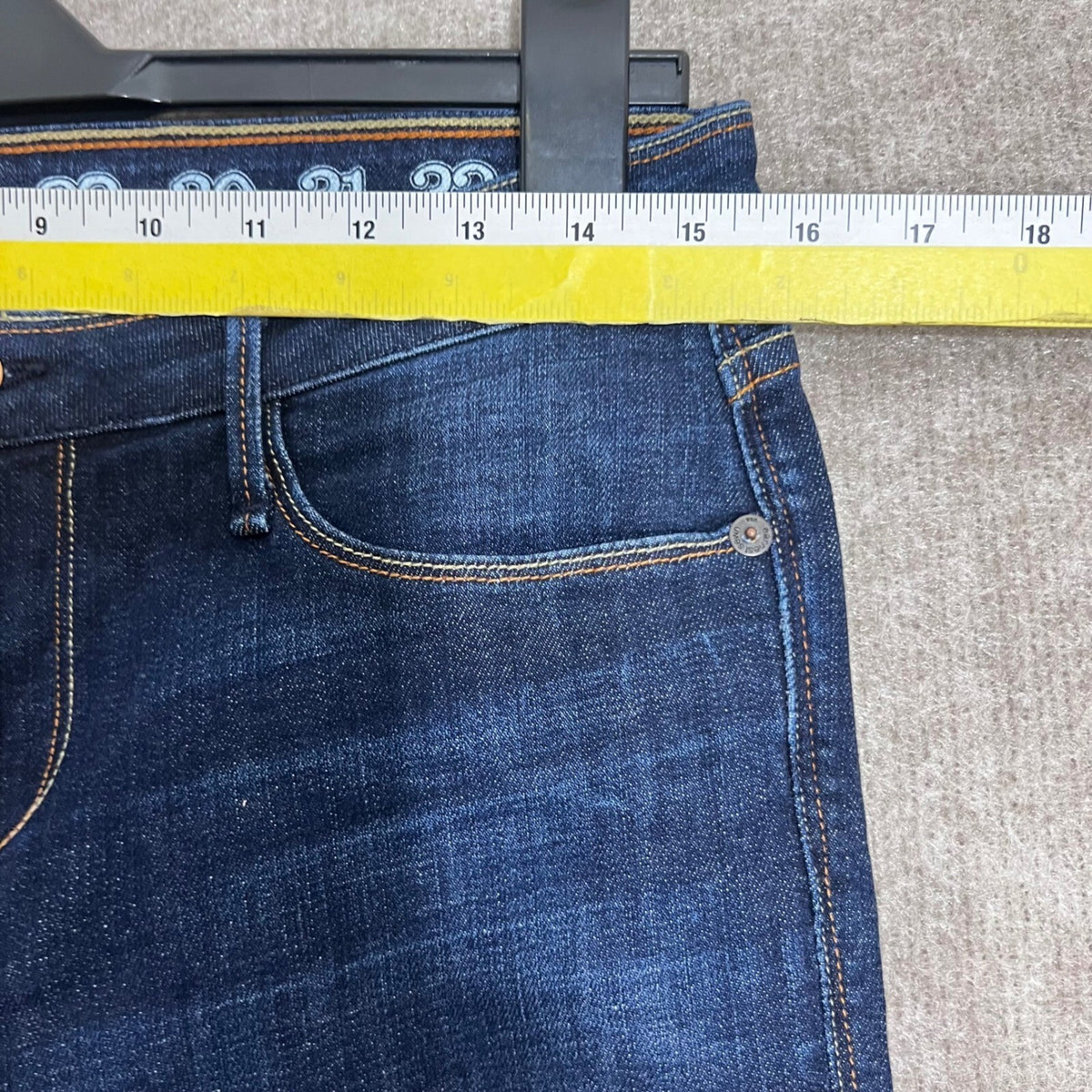 Earnest Sewn Esra Mid Rise Skinny Jeans Womens 28 Dark Wash Denim Made in USA