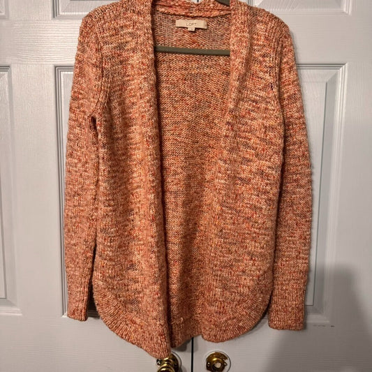 Ann Taylor Loft Sz Sm Coccoon Cardigan Acrylic/Wool/Alpaca Cozy Soft Sweater
